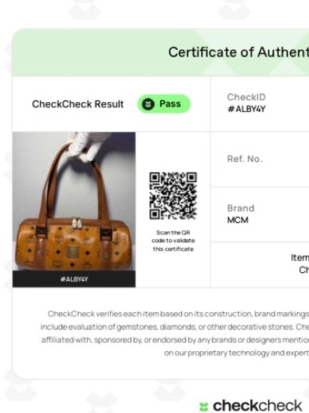 COA included - MCM Cognac Visetos Papillon Shoulder Bag with Black Monogram - Picture 2 of 16